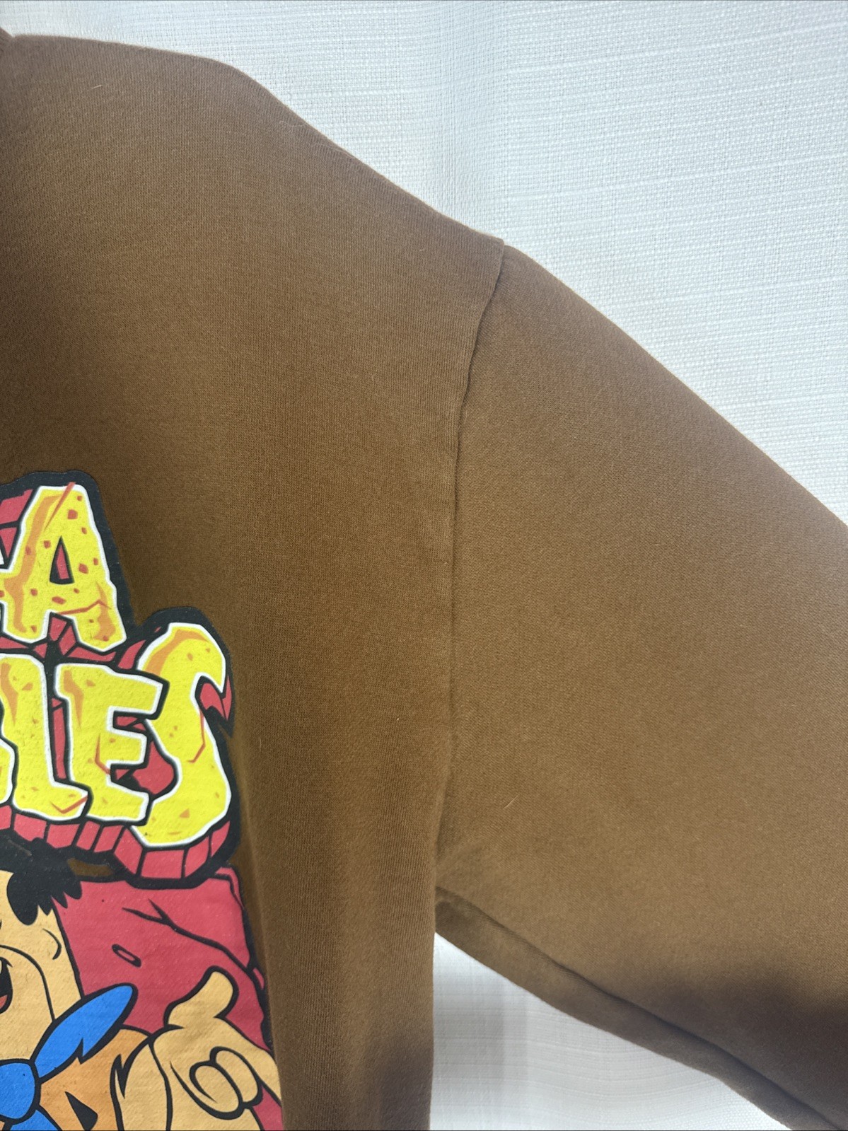 The Flintstones Sweatshirt Brown Size Large Unisex Cocoa Pebbles