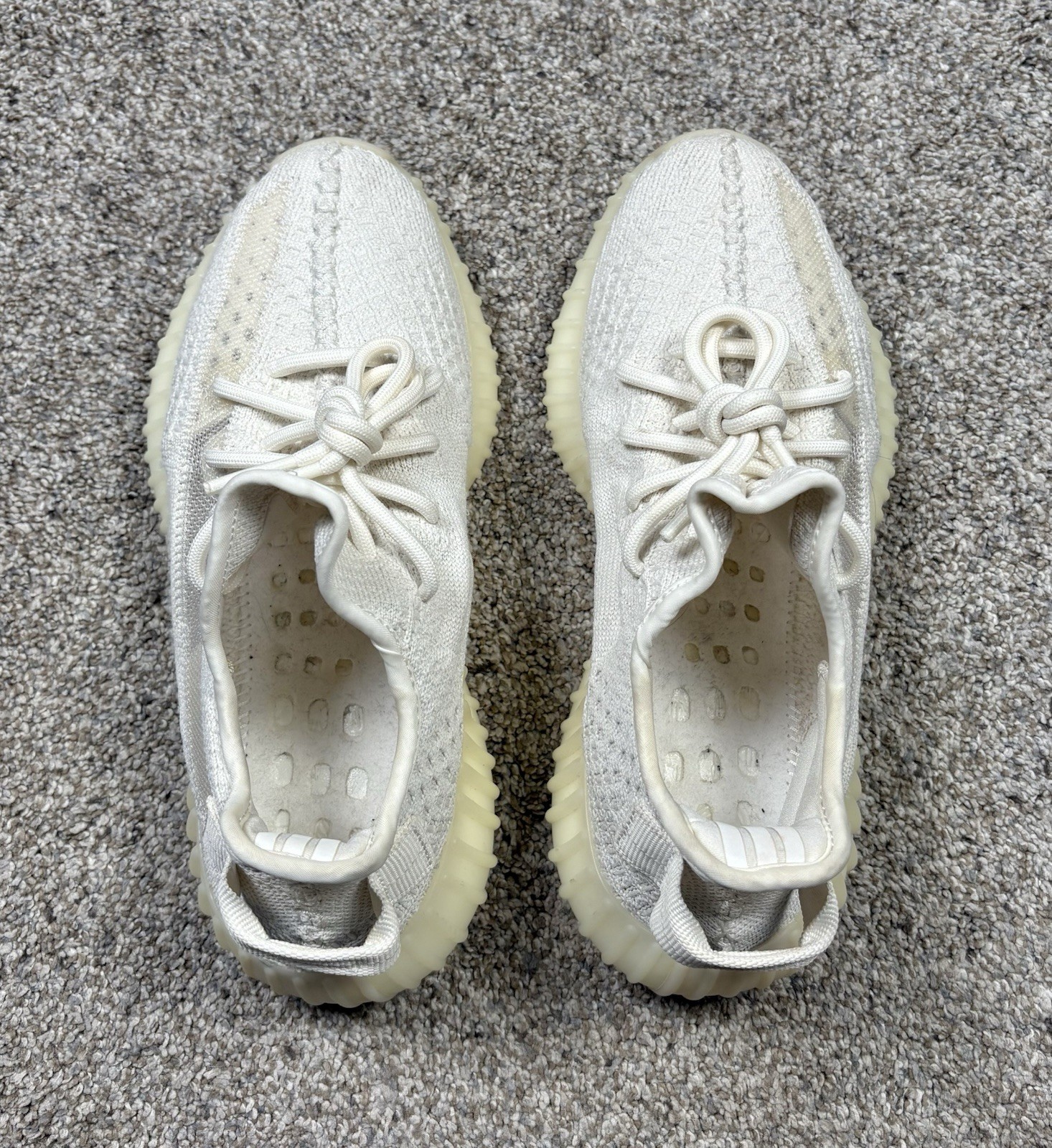 adidas Yeezy 350 V2 Bone HQ6316 Men’s Size 5 White Shoes Sneakers Boost