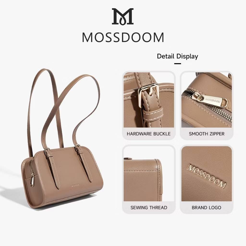 MOSSDOOM Renee Shoulder Bag Simple Bag Women Compact Stylish High Capacity