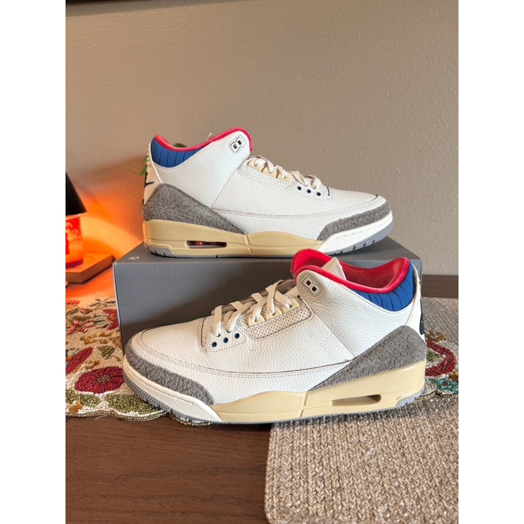 Size 14 – Jordan 3 Retro OG SP Seoul 2.0 White Black Sport Blue Korea IB1482 100