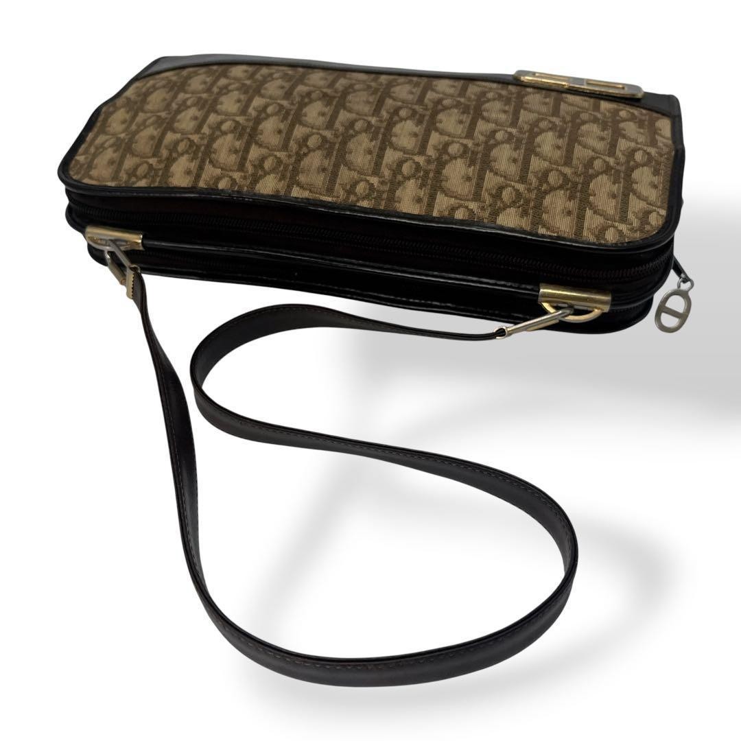Christian Dior Bag Dior CD Logo Trotter 2way One Shoulder Clutch