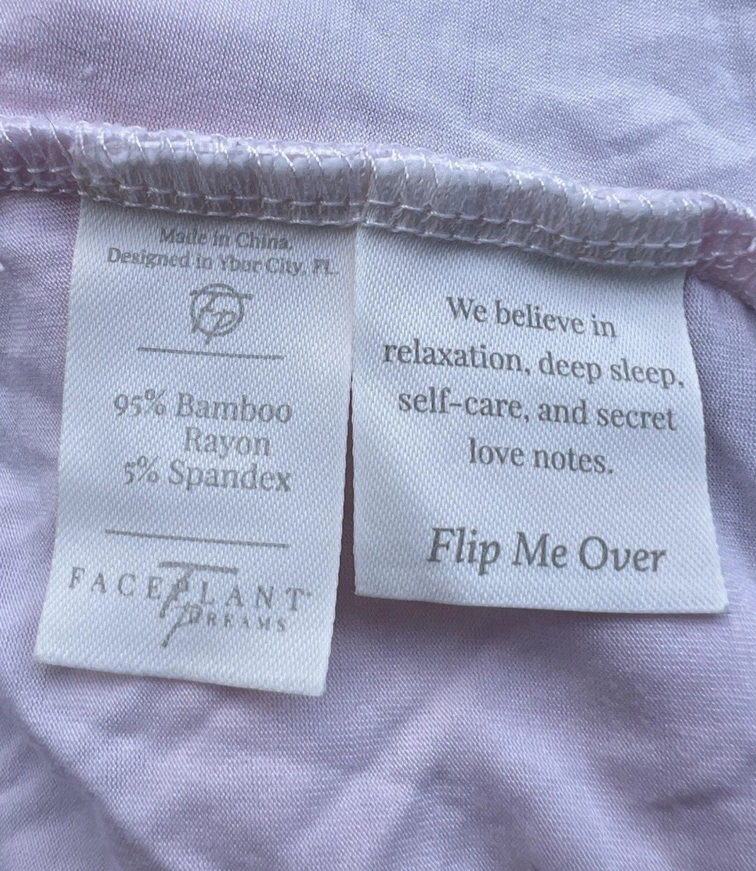 Faceplant Dreams Bamboo Pajama M Lounge Set Pink Medium NWT Sleepwear Soft Comfy