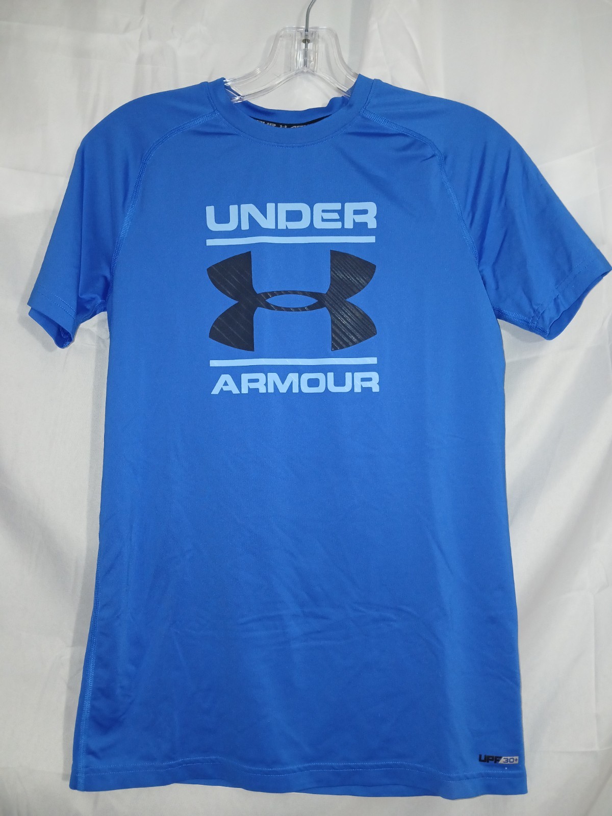 Under Armour HeatGear Blue Fitted UPF 30+ Short Sleeve Crew T-Shirt