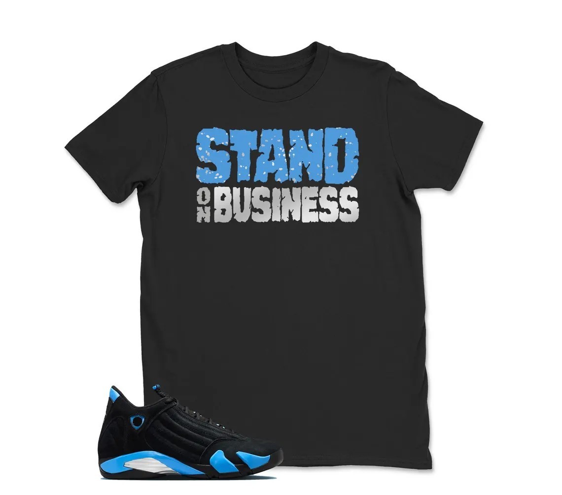 Shirt To Match JD 14 Black/University Blue, Adults & Kid Clothing, BLACK/WHITE
