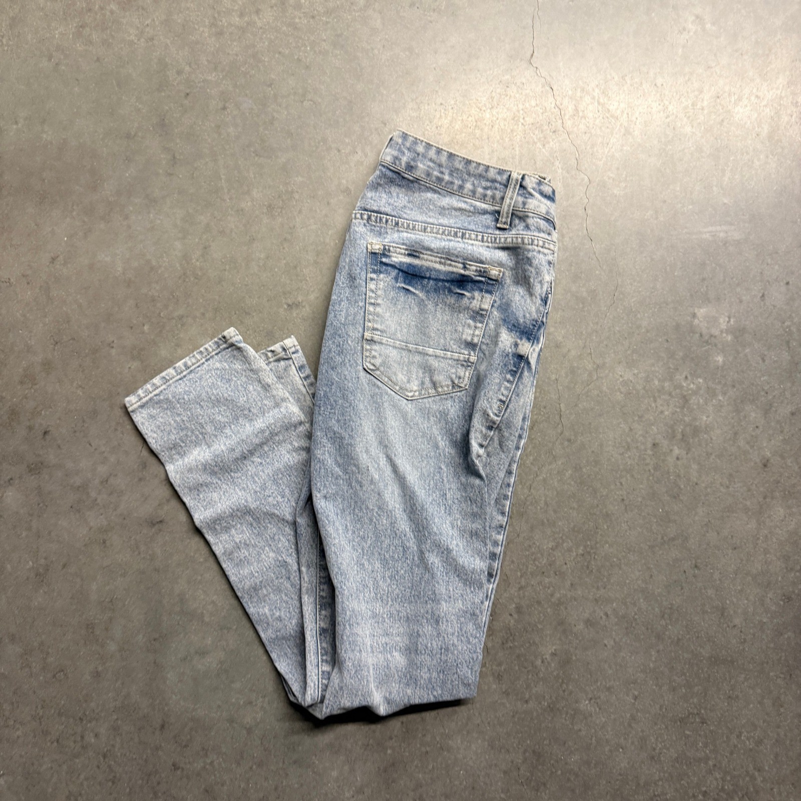 WXYZ MFG CO Nomad Slim Fit Jeans Light Wash Blue Denim W32 L32