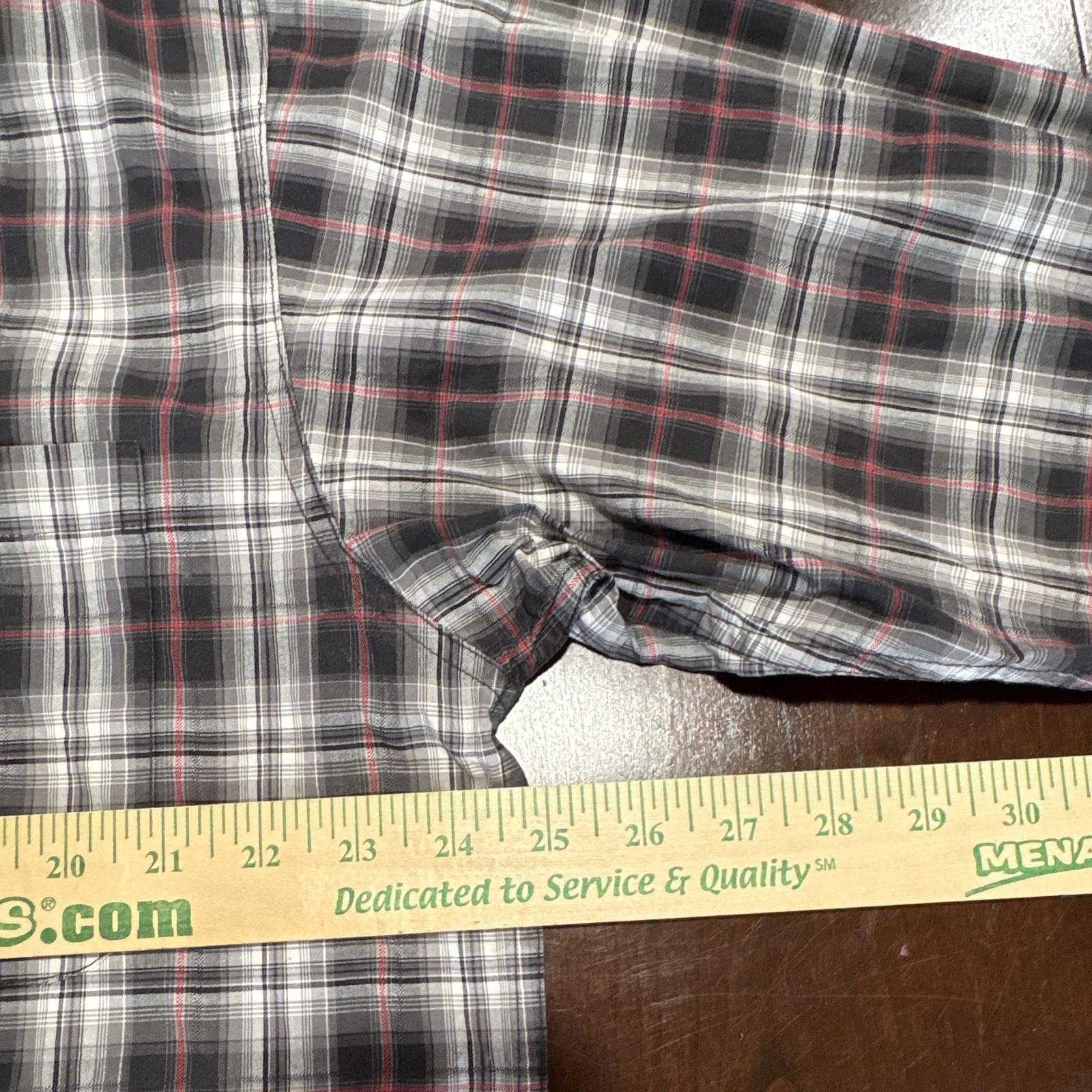 (3)Cinch Men’s L Plaid Button-Down Collared Button-Up Shirt
