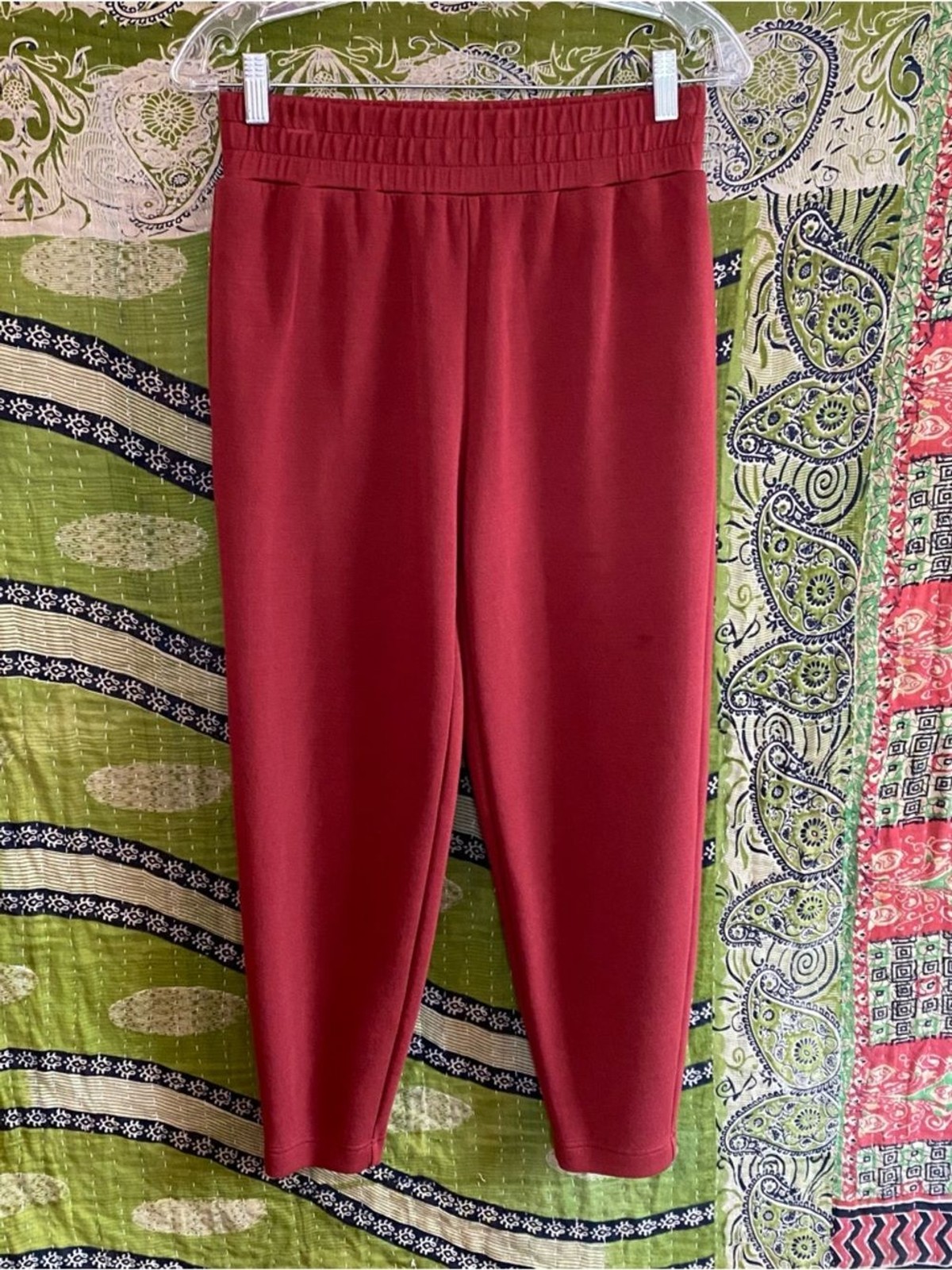 Varley DoubleSoft Russet Brown The Slim Pants Size Small 25″ Bestselling Style