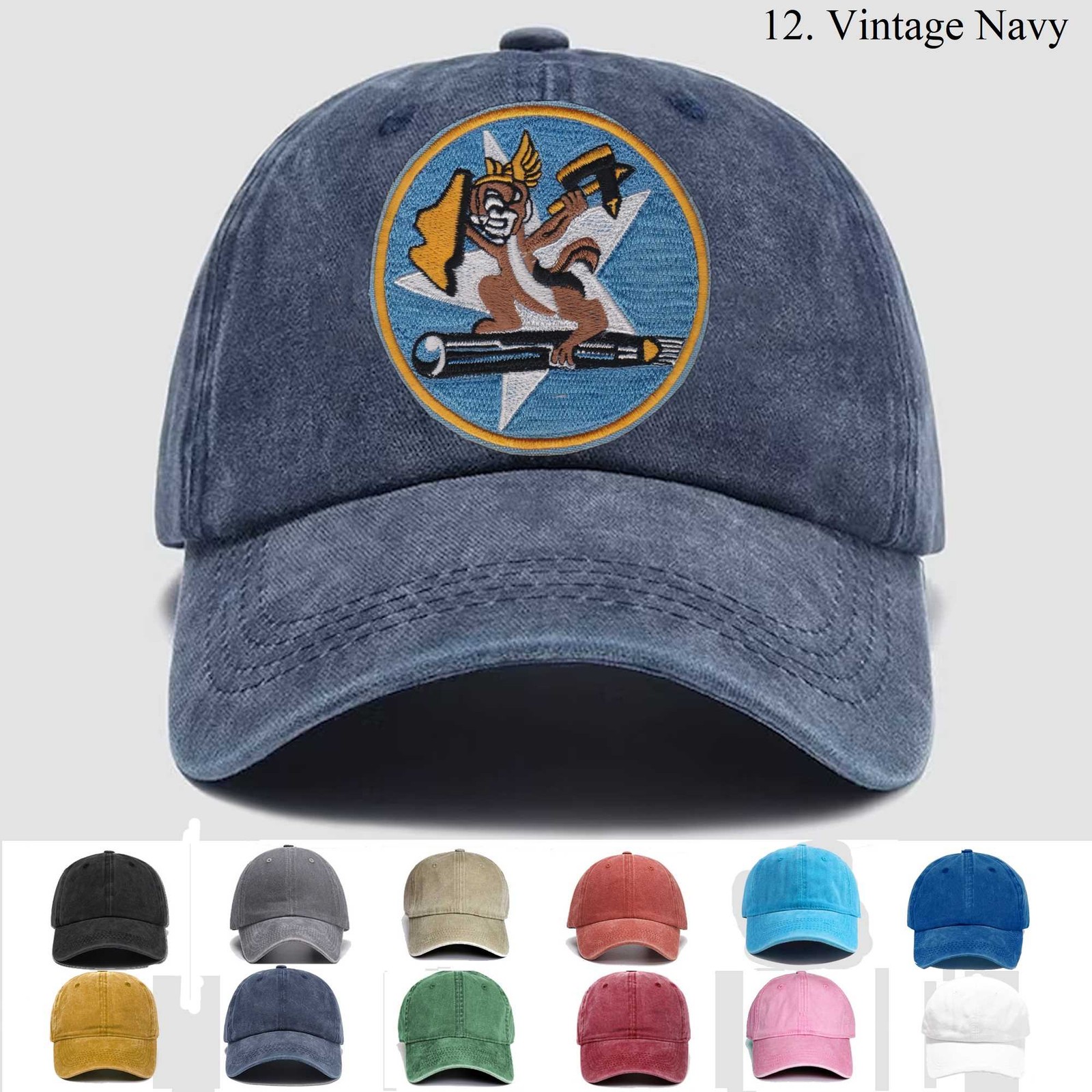 Customized Embroidered 109th Fighter Interceptor Squadron, Trucker Hat, Gift