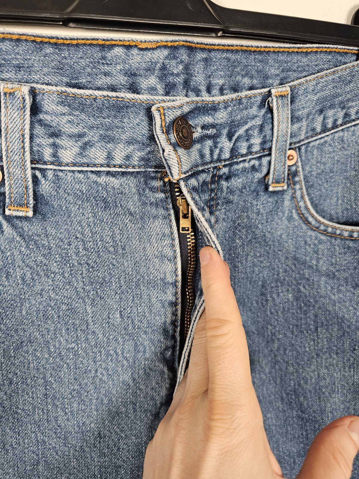 Vintage Levi’s 615 Orange Tab Jeans Men’s 34×31 Blue 1990’s Straight Leg