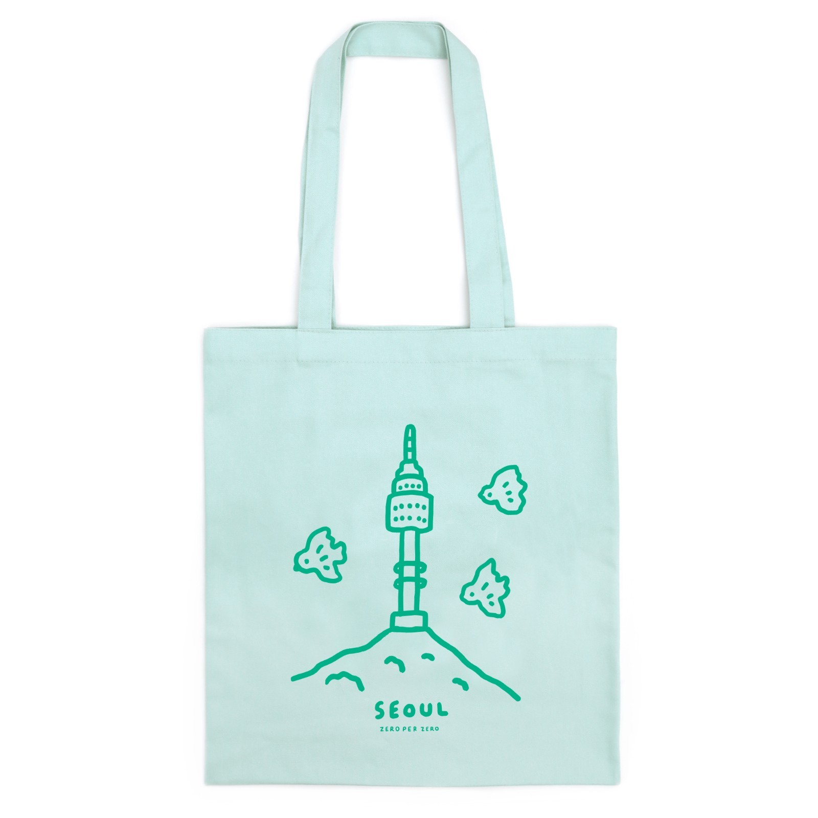 ZeroPerZero Premium Cotton Eco Tote Bag (36x39cm)