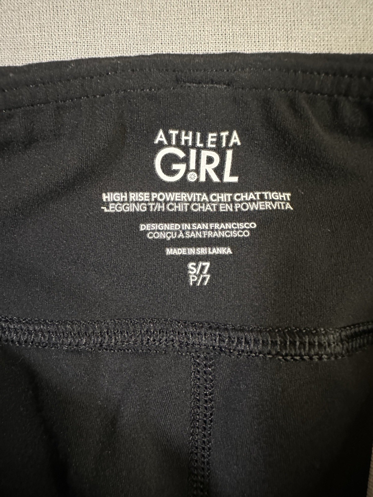 Set of Three 1 NWT ZARA navy cargo 2 Athleta black High Rise Leggings Black