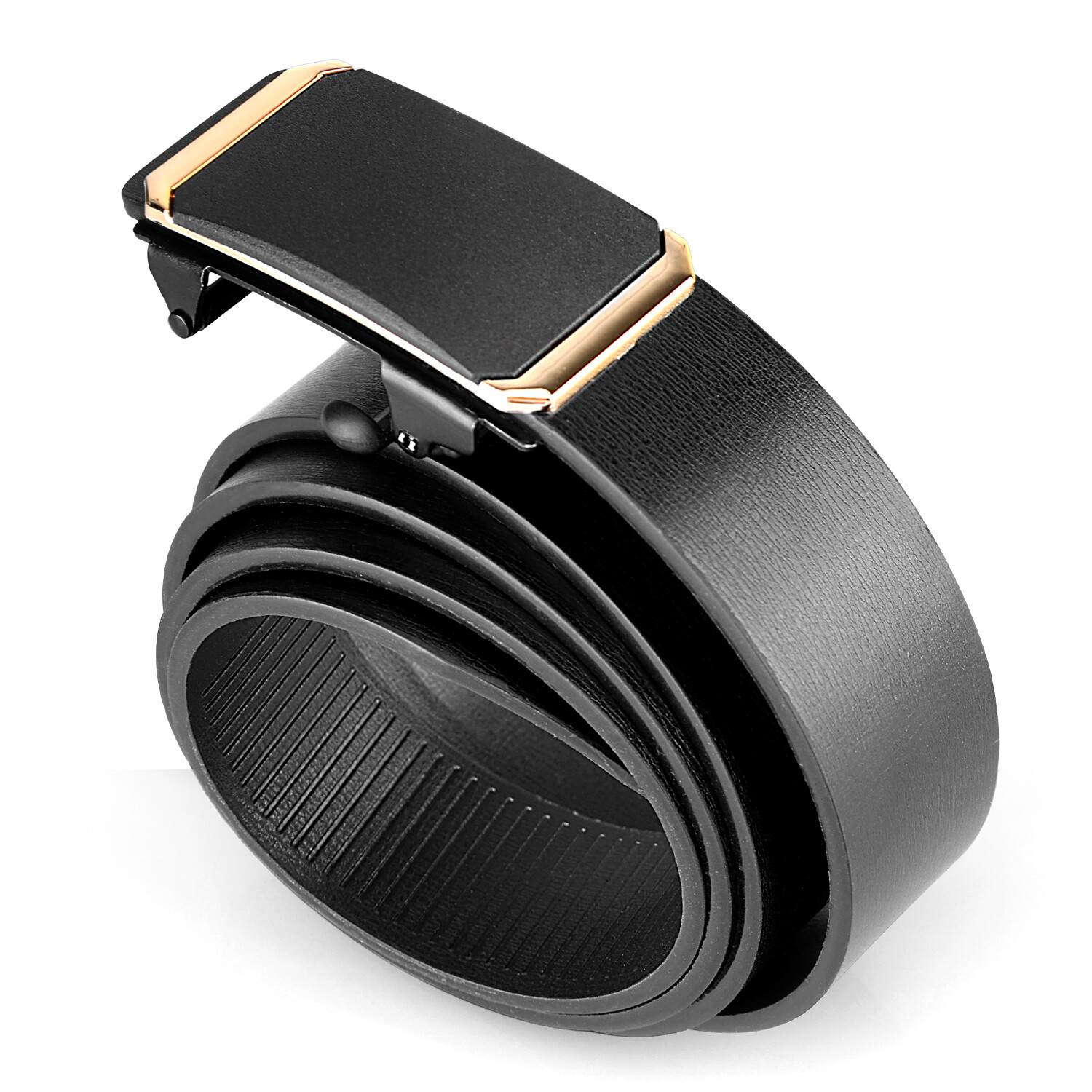 Causal Leather Men’s Ratchet Belts For Men Adjustable Automatic Buckle 120cm/47″