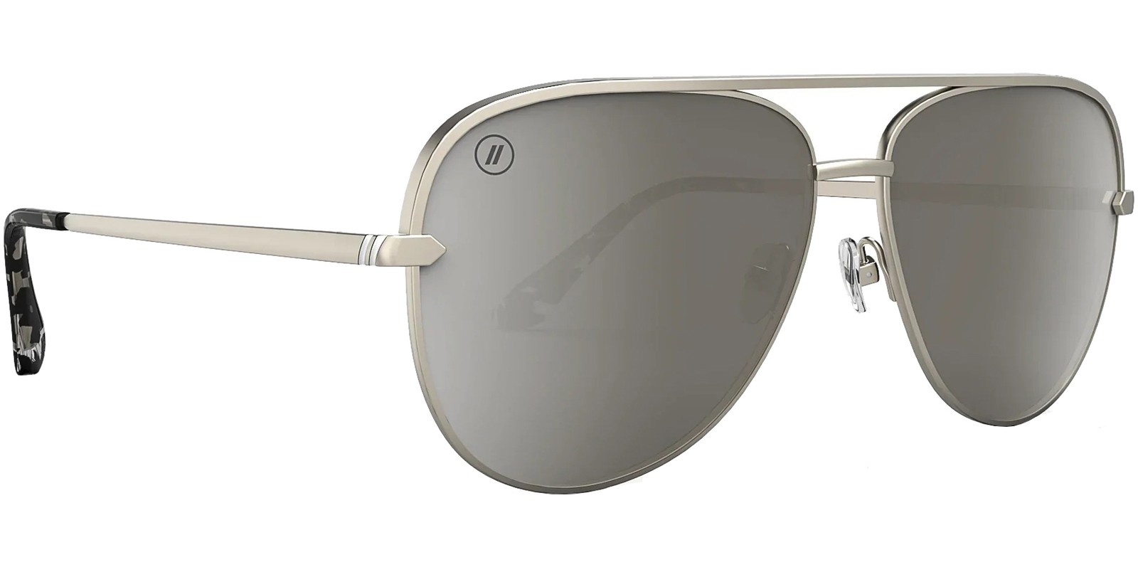 Blenders Eyewear Shadow Polarized Mirrored Aviator Sunglasses