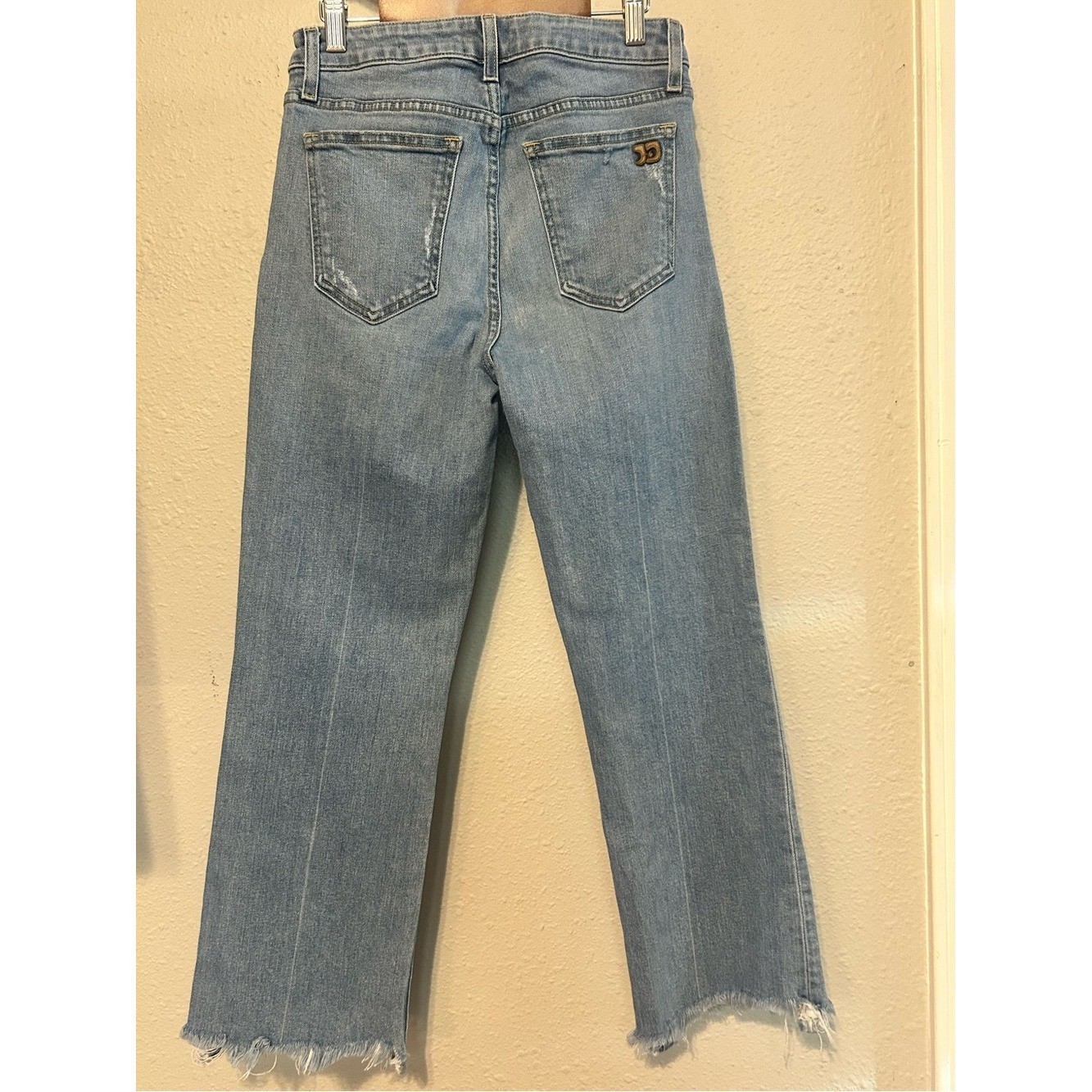 Joe’s Jeans Light Blue Wide Leg Raw Hem Jeans
