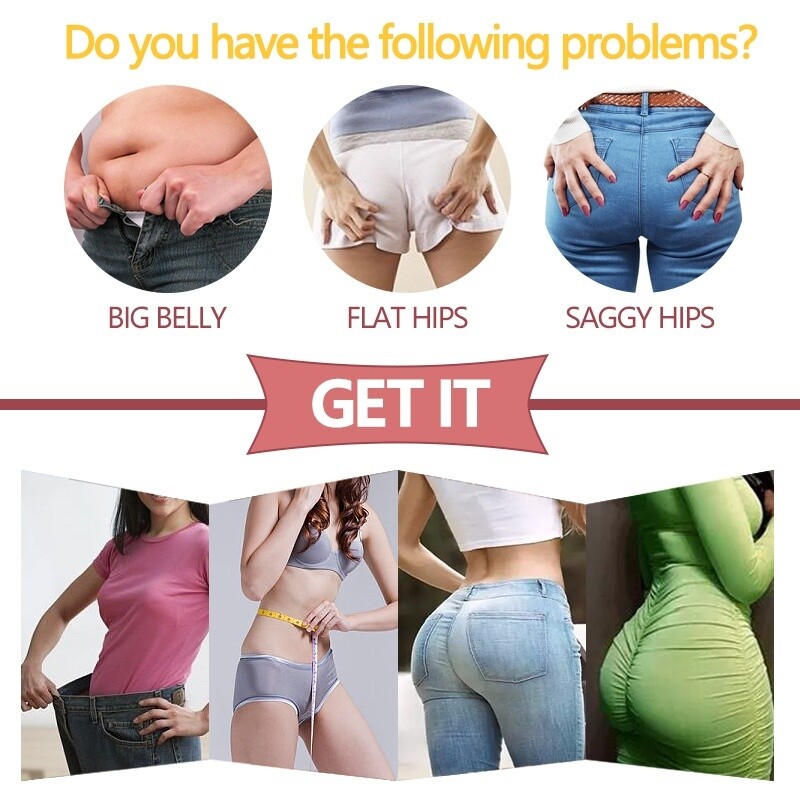 Women Fake Ass Butt Lifter Hip Enhancer Body Shaper Boyshorts Padded Underwear