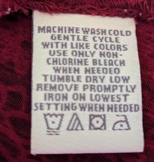 Norton McNaughton Wine Cranberry Red Blouse Vintage 90s Tiny Flowers Faux Wrap S