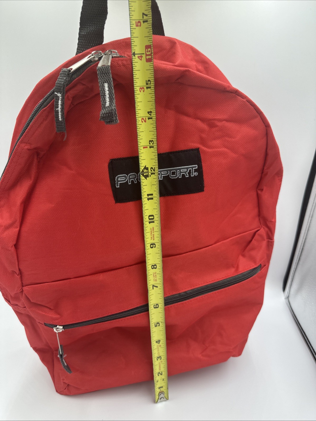 Prosport Backpack (17 in) Red With Black Accent Color. NEW WITH TAGS