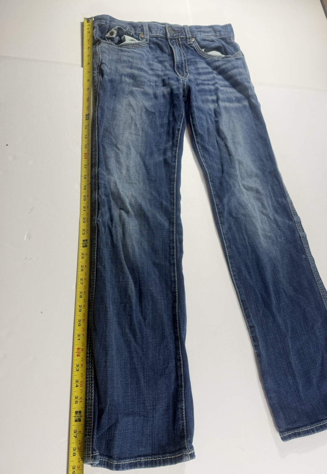 BKE Jeans ~ Jake Straight ~ Size 30R~ Long Length ~ Thick Stitching ~ Very Nice