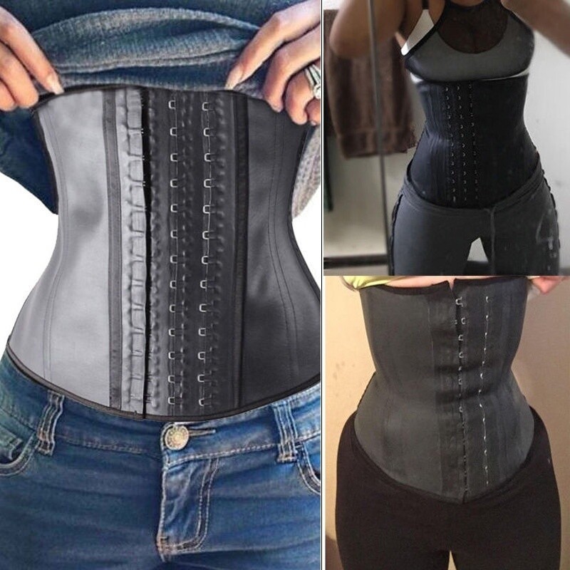 Fajas Colombianas Reductoras 100% Latex Waist Trainer Corset Cincher Body Shaper