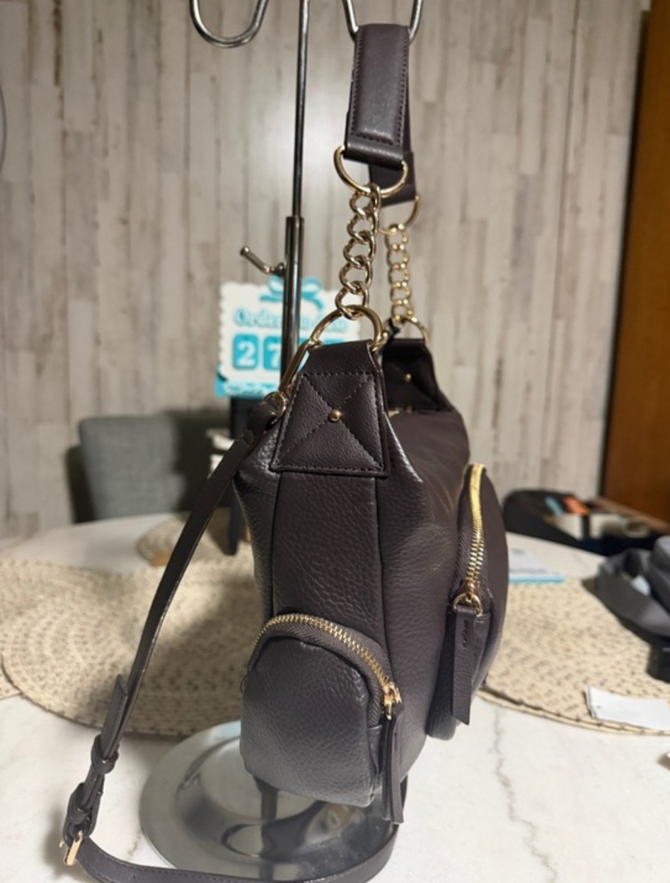 NWT Juicy Couture She’s The Moment Flap Shoulder Bag – Chocolate Brown