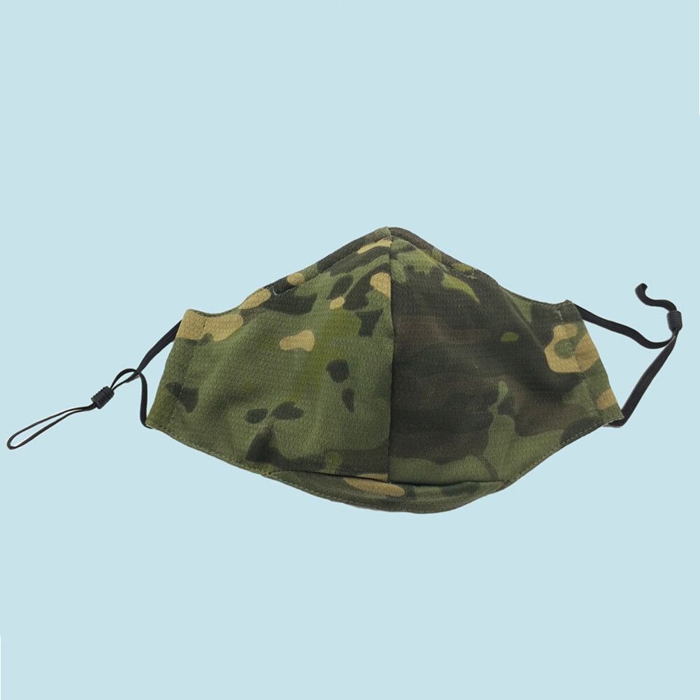 Military Camouflage Breathable Tactical Half Face Mask Unisex for Outdoor sports
