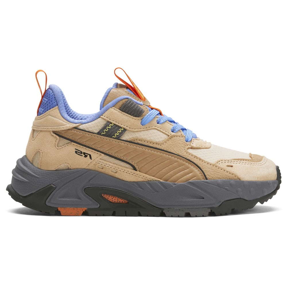 PUMA RsTrck Explore Lace Up Youth Boys Brown Sneakers Casual Shoes 39174801
