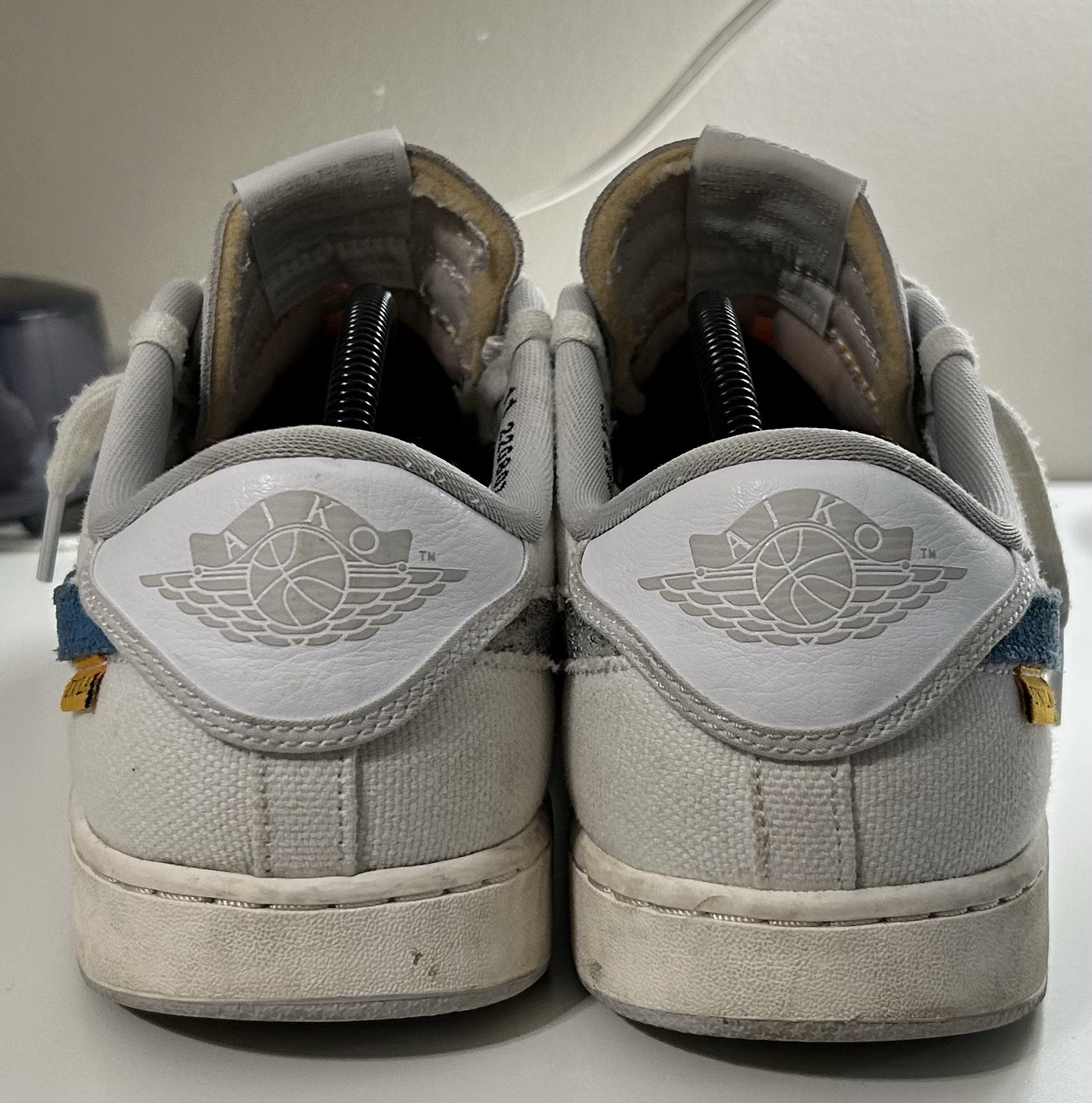 Jordan Air Jordan 1 KO Low x Union LA White/Blue/Neutral Grey DO8912-101, OG box