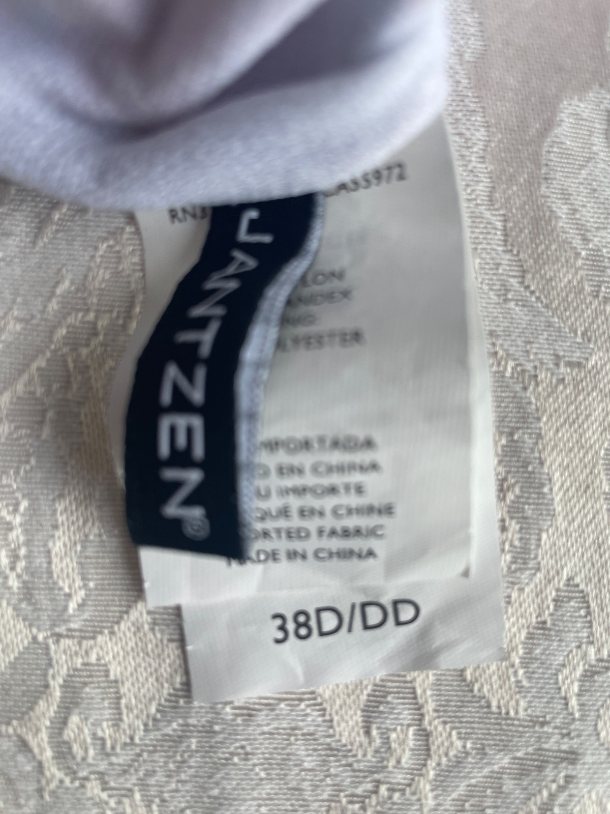 Jantzen 38DD Tankini Top multicolor Butterfly print NWT