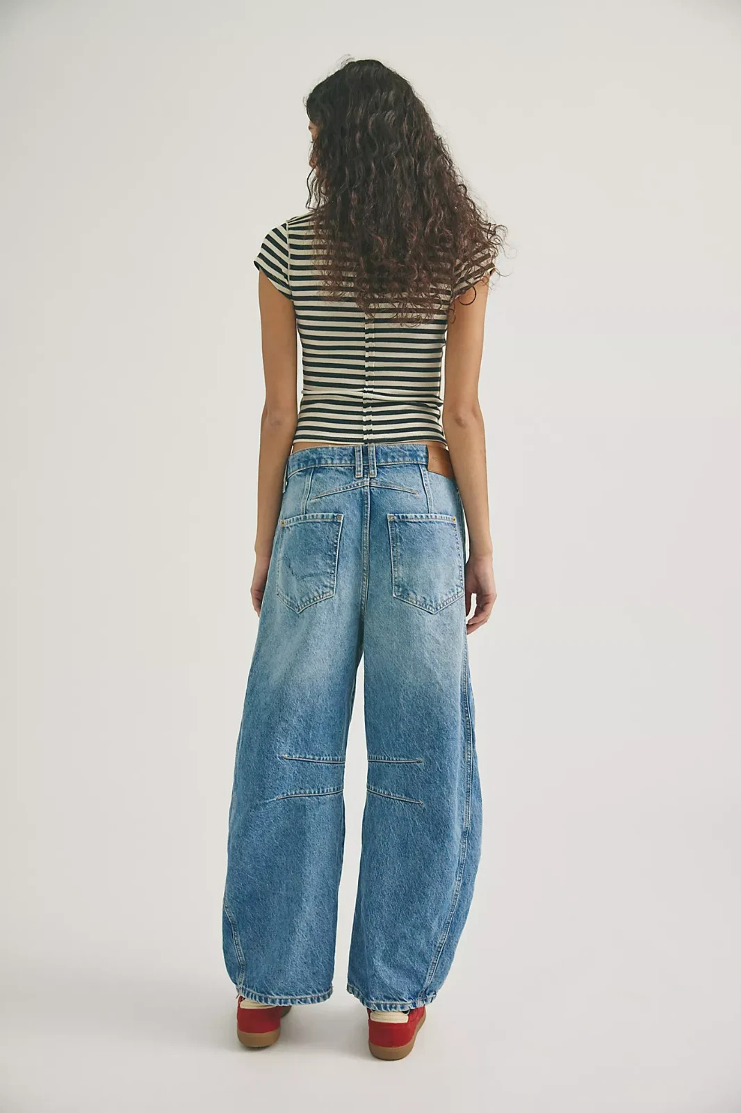 Freepeople – We The Free Good Luck Mid-Rise Barrel Jeans – Discount