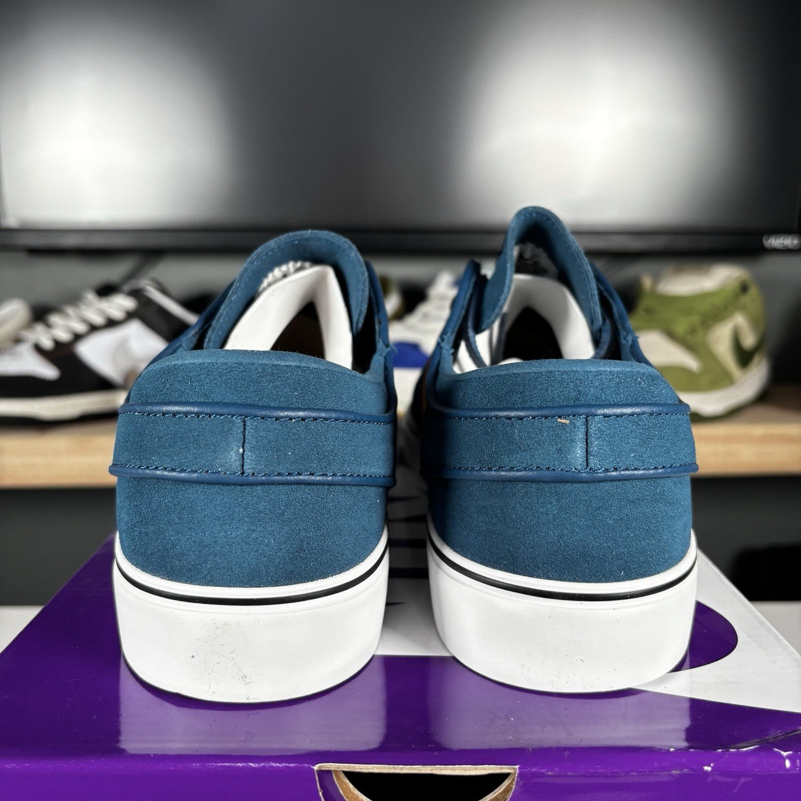 Size 9.5 – Nike Zoom Stefan Janoski OG+ SB Blue Force Campfire Orange