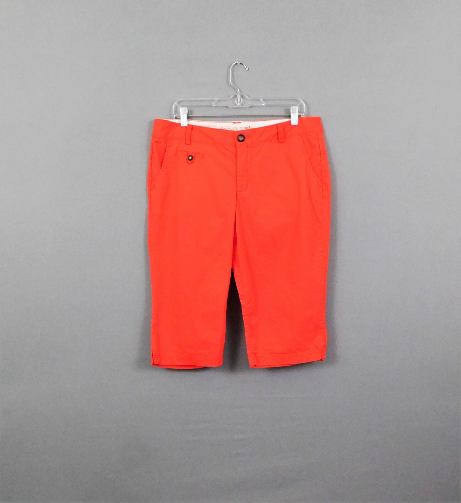 Dockers Women’s Cropped Pants, Size 14P, Neon, 97% Cotton, 3% Elastane