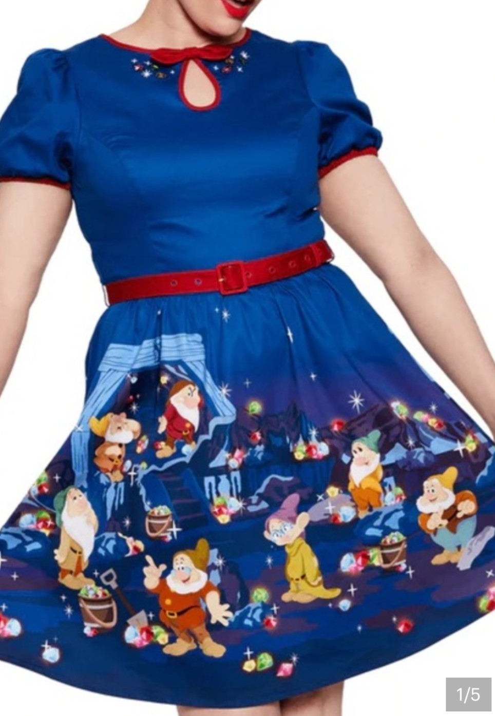 Stitch Shoppe by Loungefly: Disney Snow White – Mining Dwarfs “Lauren” Dress