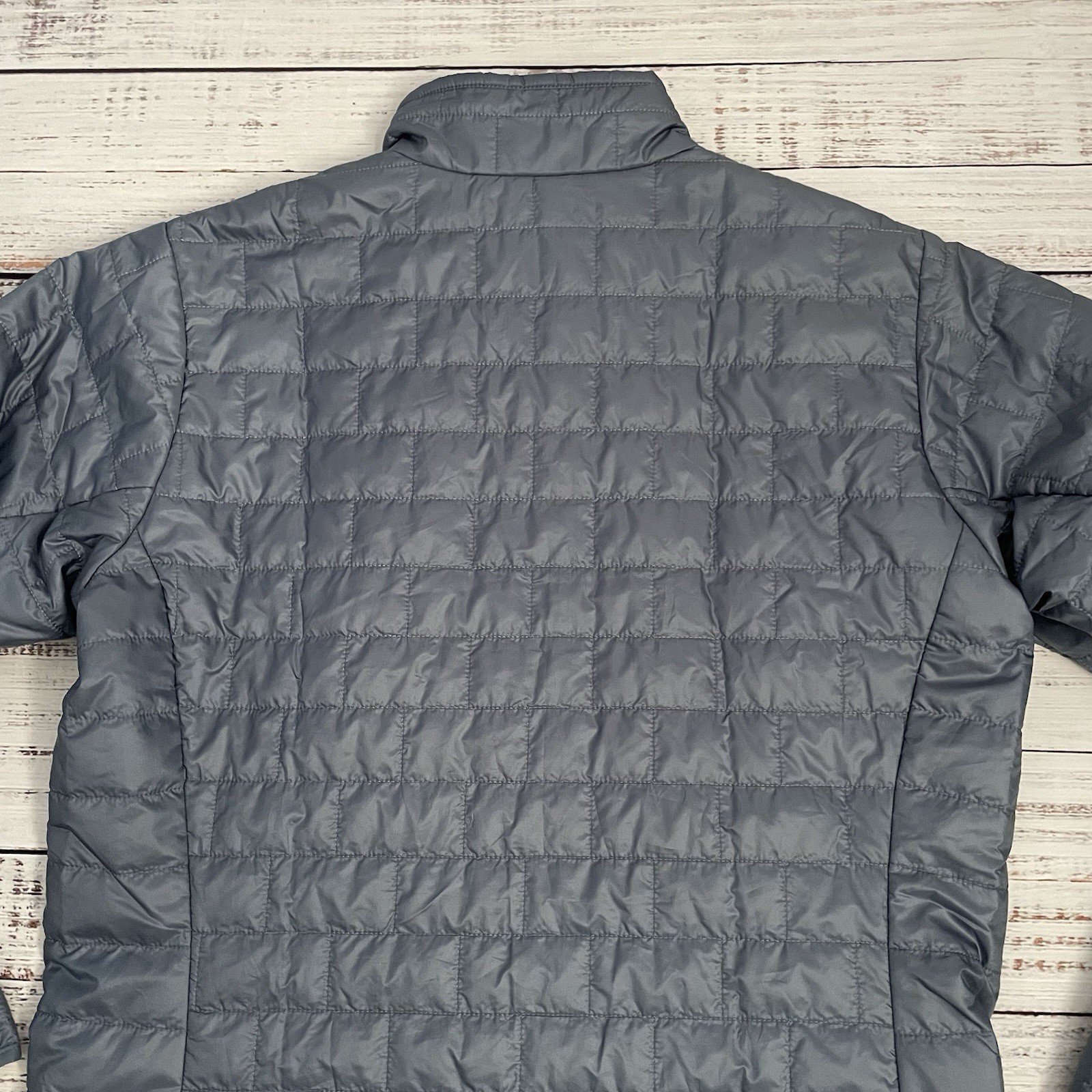 Patagonia Nano Puff Utility Blue Full Zip Lightweight Men’s Puffer Jacket Large