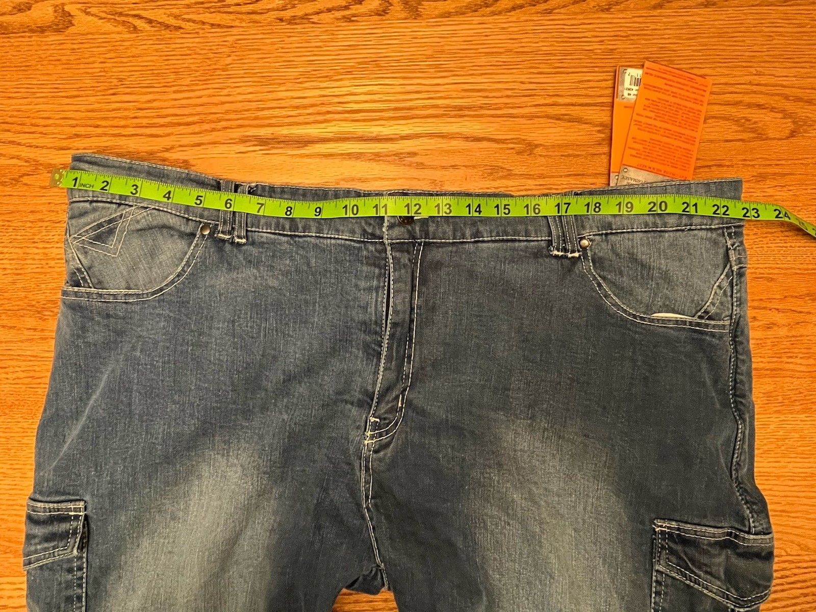 Milwaukee Leather Denim Biker Pants Jeans W/ Kevlar 46×32 Slim MDM5013 Blue