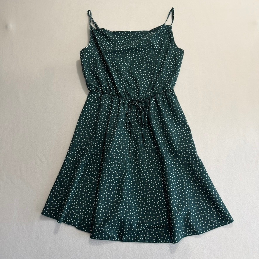 Shein Polka Dot Dress Green Women’s Medium