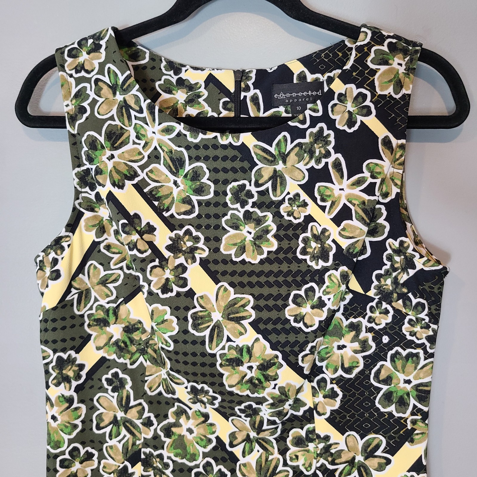 Vtg Y2K Dress Sz 10 Boho Gypsy Forest Fairy Resort Granola Cottage 90s Retro