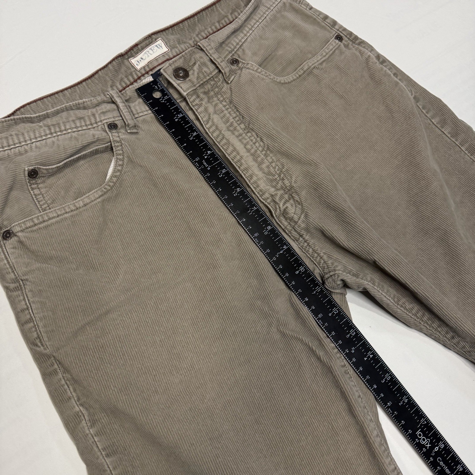 J.Crew Men’s Vintage Corduroy Pants 32×30 Straight Fit Beige 100% Cotton
