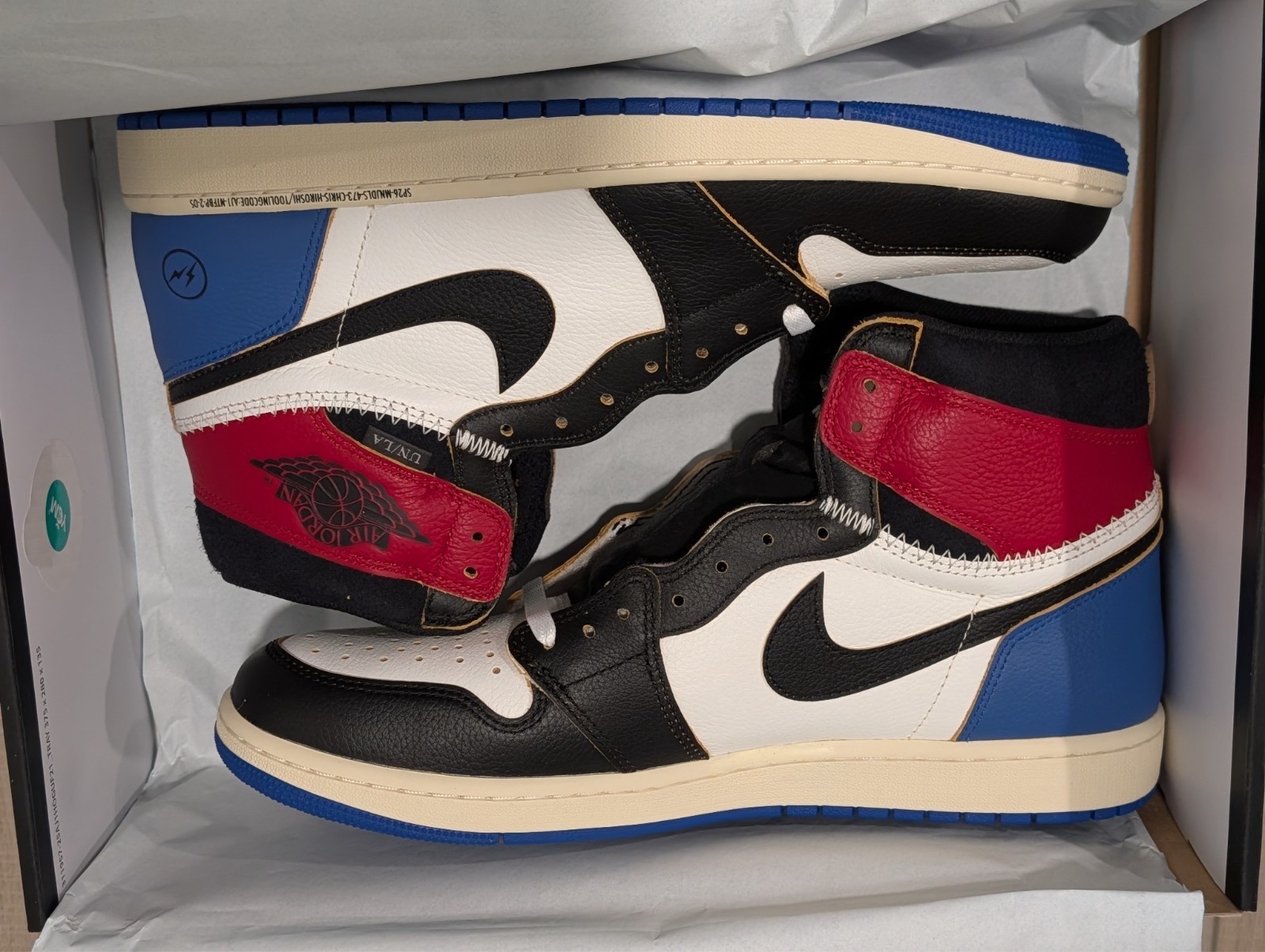 Jordan 1 Retro High OG Fragment x Union LA – Men’s Size 14 – IO7847-002