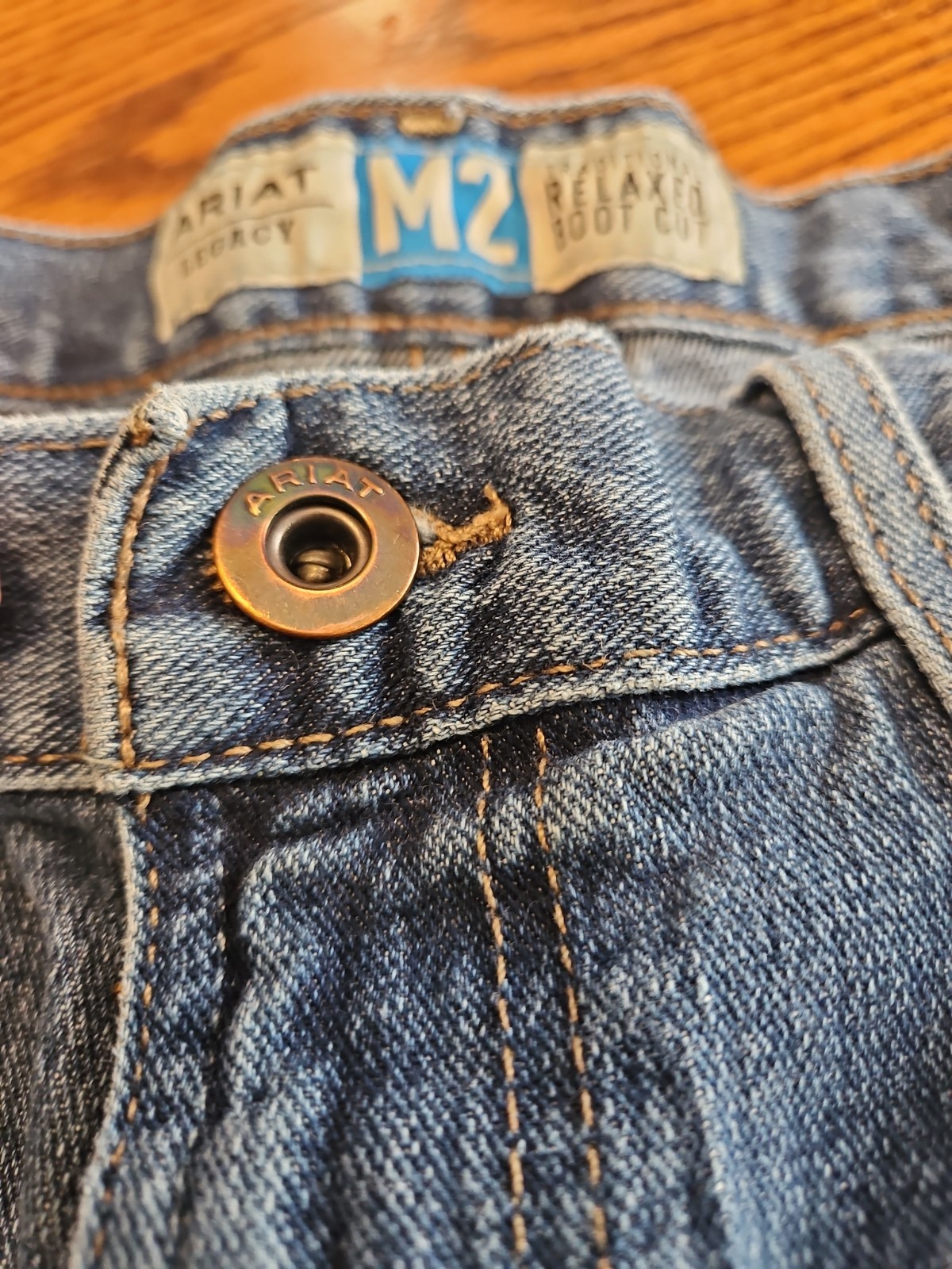 Ariat Legacy M2 Traditional Relaxed Jeans Men’s 36×34 Boot Cut Western Cowboy B1