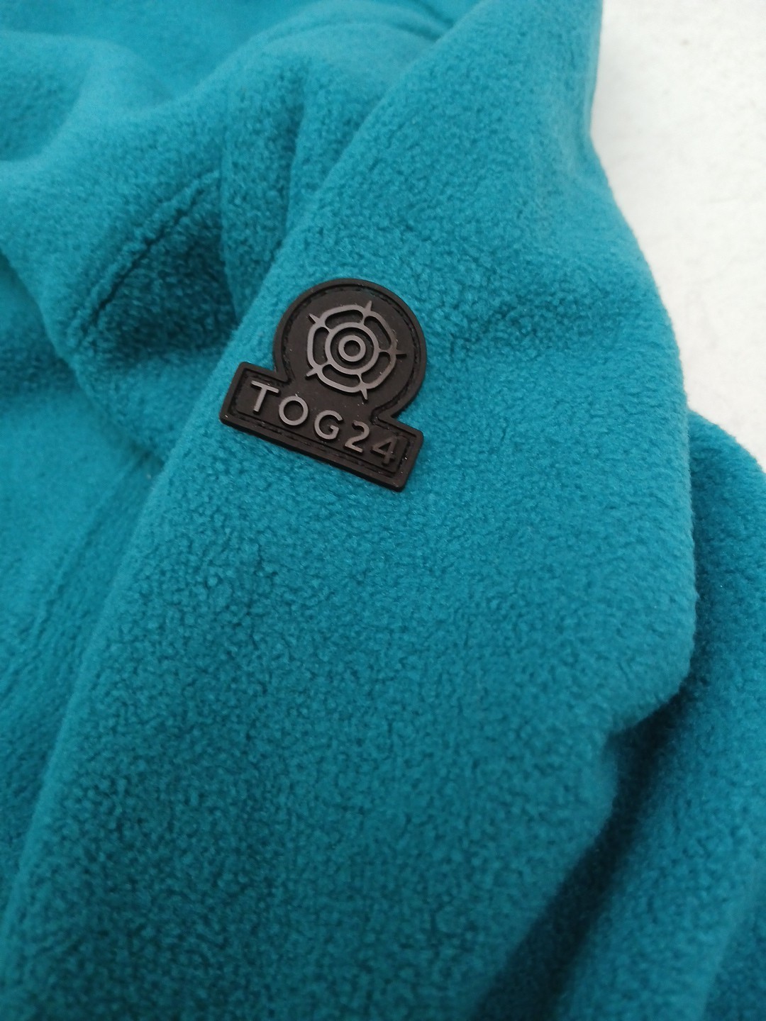 NEW Tog 24 Fleece Jumper 1/4 Zip Pullover in Teal Colour Womens Size 12 P2P 21″.