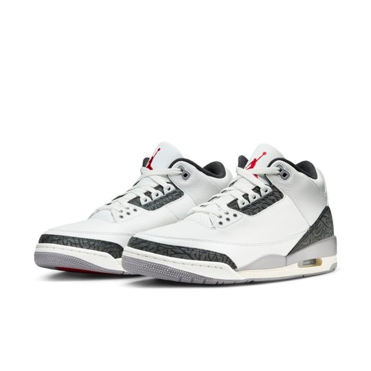 NEW Men’s Size 10 Nike Air Jordan 3 Retro White Cement Grey Shoes CT8532-106