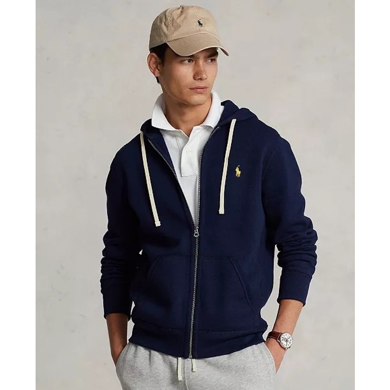 Polo Ralph Lauren Signature Fleece Hoodie Cruise Navy Men’s – Size Medium