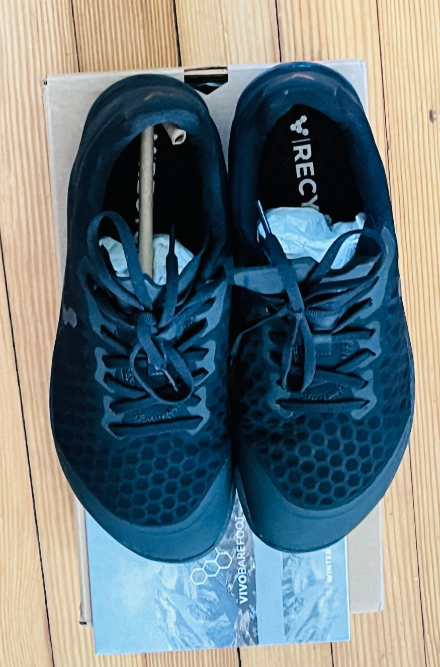 Vivobarefoot Stealth 3 L Obsidian Black Textile Unisex EU 40