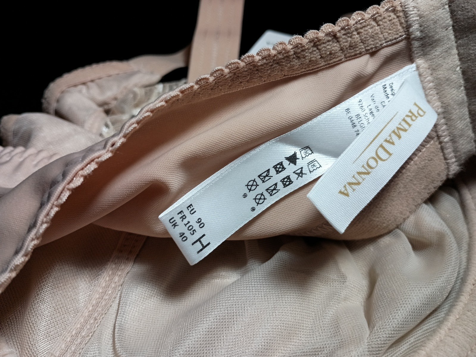Prima Donna Deauville Underwire Bra – Size 40 H (UK Sizing) Cafe NWT