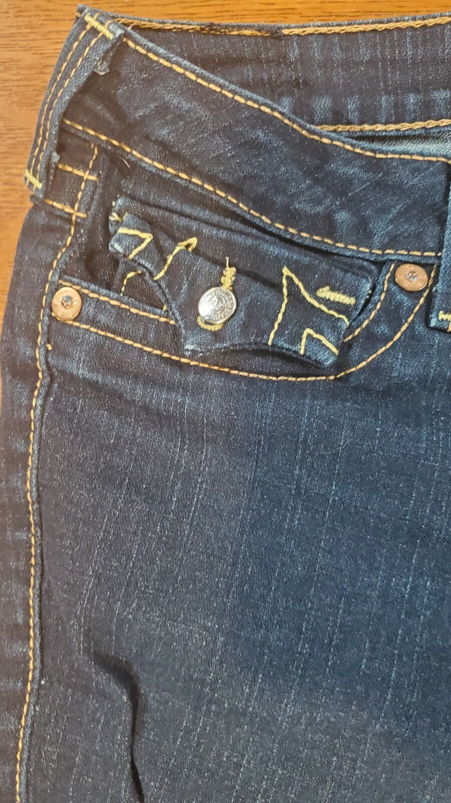 True Religion Women’s Becky Boot Cut Jeans 27 x30 Sz 27 RN#112790 CA#57414