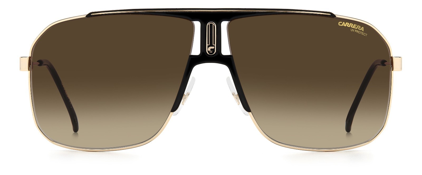 NEW CARRERA 1043/S 02M2 HA GOLD/BLACK/BROWN GRADIENT AUTHENTIC SUNGLASSES 65MM