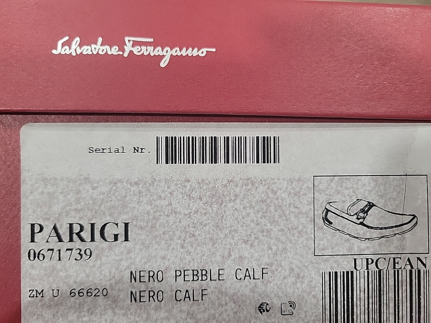 Salvatore Ferragamo Mens Black Parigi Shoes 7 D NEW NIB