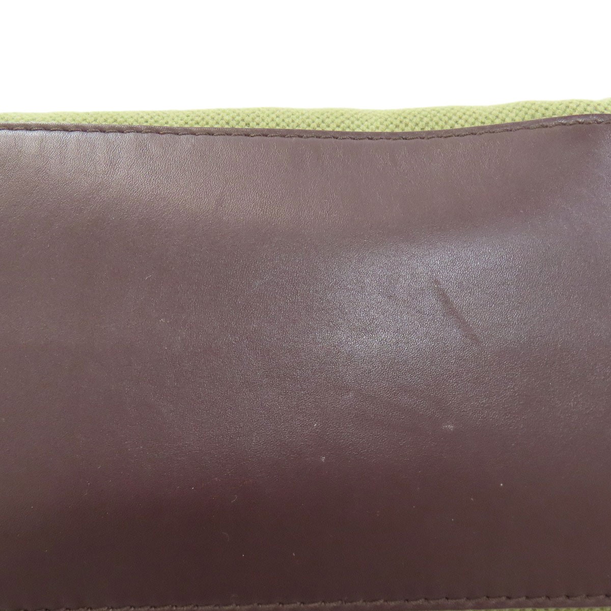 CELINE Luggage micro Handbag Canvas Leather Ladies [Used]