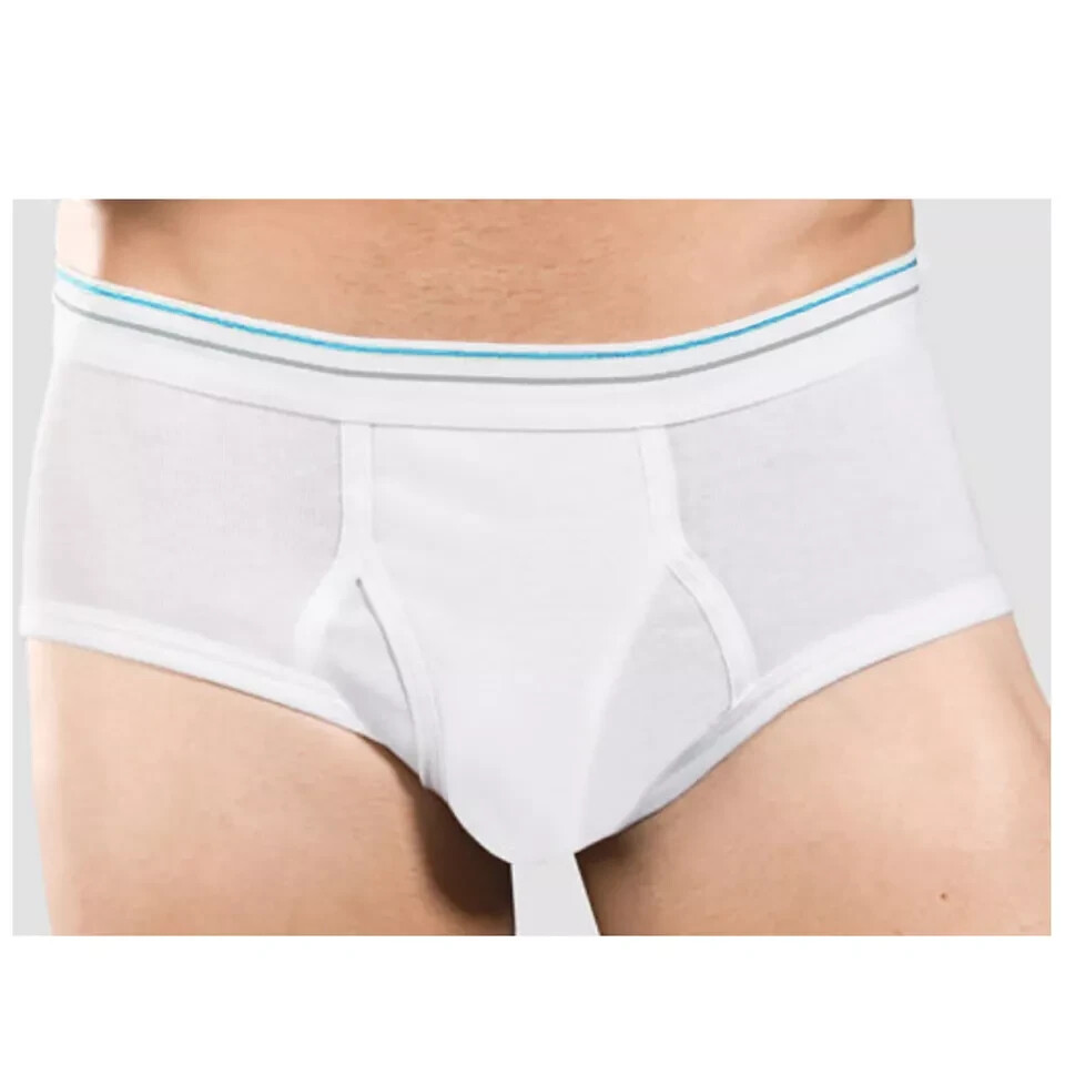 3 PK Men’s White Brief Cotton Blend Size S M L XL KING HUNTER