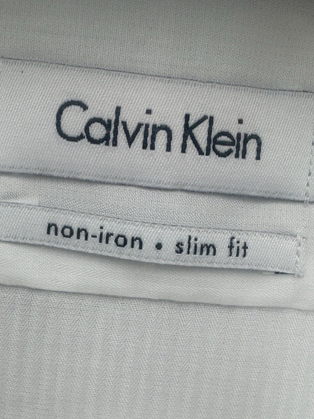 Calvin Klein French Cuff Men’s Shirts 16 34/35 White Cotton Slim Fit Lof Of 4